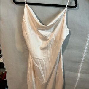 Petal & Pup Cream Slip Dress Cowl Neck Spaghetti Strap
